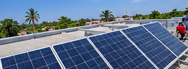 Installation de panneaux solaires